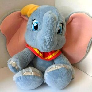 Disney Parks Dumbo Big Feet Foot Plush Stuffed Animal Elephant 10" Floppy Ears
